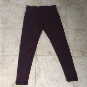 Aeropostale Maroon Leggings Medium